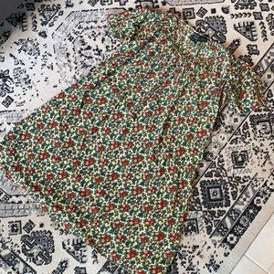 VINTAGE Ecote Fruit and Floral Dress